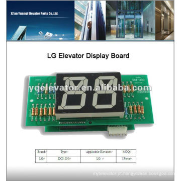 Lg elevador peças DCI-230 elevador display board, peças de elevador